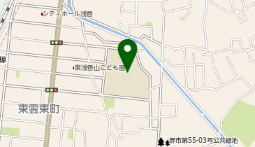 東浅香山小学校の地図画像
