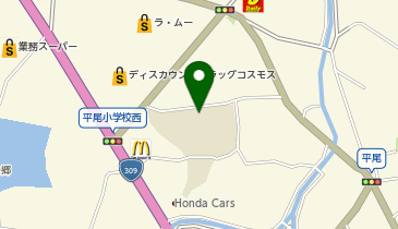 平尾小学校の地図画像