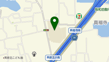 美原北小学校の地図画像