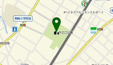 牛ノ口公園の地図画像