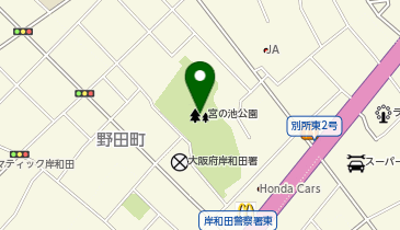 宮の池公園の地図画像