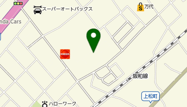 上松公園(ときわ公園)の地図画像