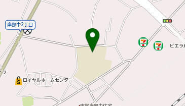 岸部第一小学校の地図画像