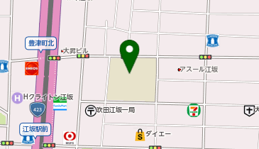 豊津第一小学校の地図画像