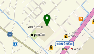 条東小学校の地図画像