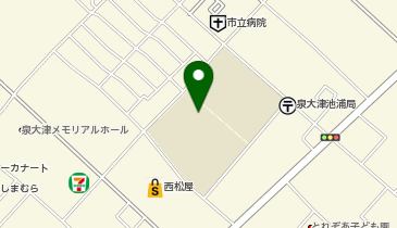 誠風中学校の地図画像