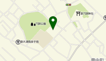 穴師幼稚園の地図画像