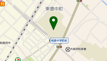 和泉中学校の地図画像