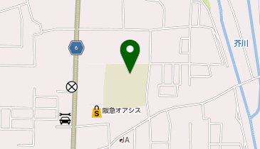 川西小学校の地図画像