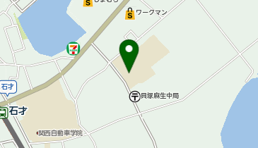 中央小学校体育館の地図画像