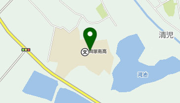 府立貝塚南高等学校体育館の地図画像