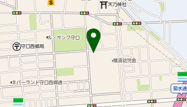 南部エリアコミュニティセンター体育室の地図画像