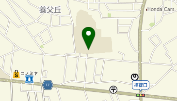 殿山第二小学校の地図画像