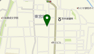 茨木公民館の地図画像