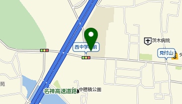 西中学校の地図画像