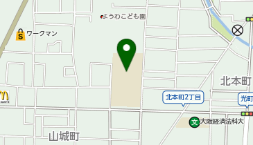 用和小学校の地図画像