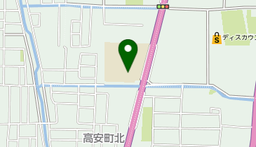 高安西小学校の地図画像