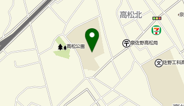 泉佐野市立第二小学校の地図画像