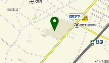 泉佐野市立北中小学校の地図画像