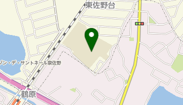 泉佐野市立佐野台小学校の地図画像