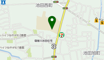 第二中学校の地図画像