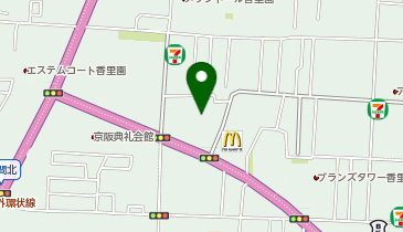 西北コミュニティセンターの地図画像