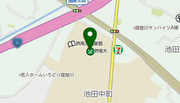 摂南大学の地図画像