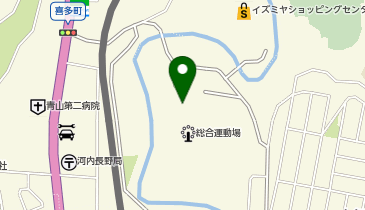 総合体育館の地図画像