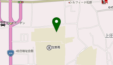 松原中学校の地図画像