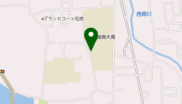 阪南大学高等学校の地図画像