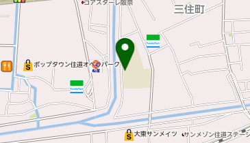 住道北小学校の地図画像