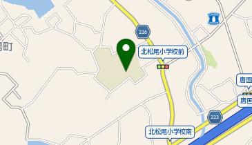 北松尾小学校の地図画像