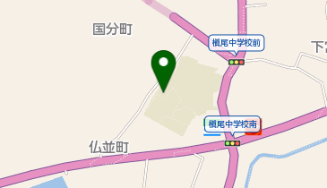 槇尾学園の地図画像
