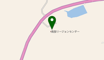 南部リージョンセンターの地図画像