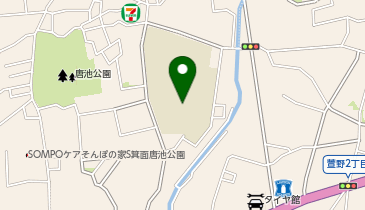 第二中学校の地図画像