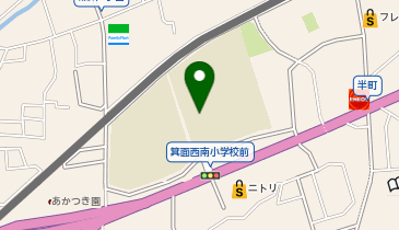 第三中学校の地図画像