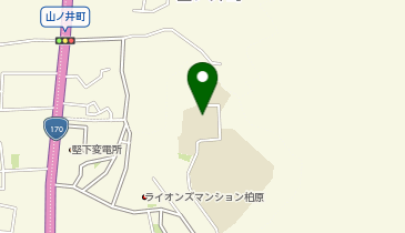 堅下北中学校の地図画像