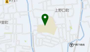 上野口小学校の地図画像