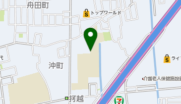 沖小学校の地図画像