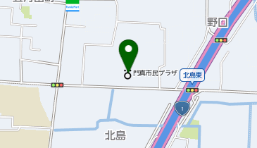 門真市民プラザの地図画像