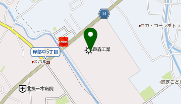 芦森工業 大阪工場の地図画像