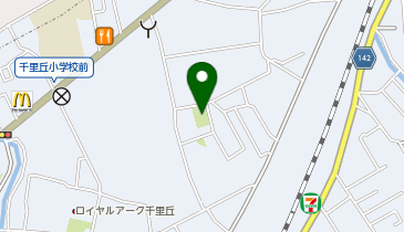 千里丘防災広場の地図画像