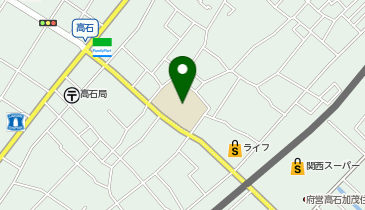 高石小学校の地図画像