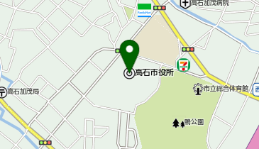 高石市役所の地図画像