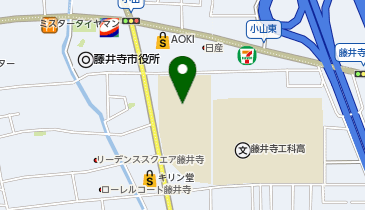 藤井寺中学校の地図画像