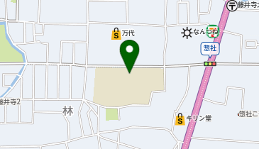 道明寺中学校の地図画像