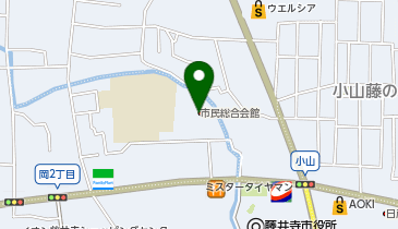 市民総合会館本館の地図画像