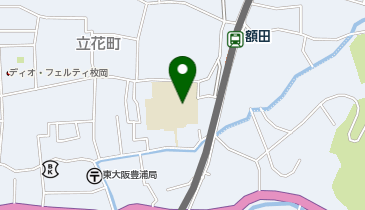 枚岡東小学校の地図画像