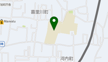 縄手北中学校の地図画像