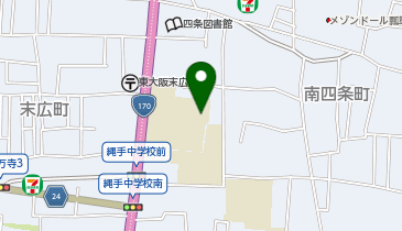 縄手小学校の地図画像